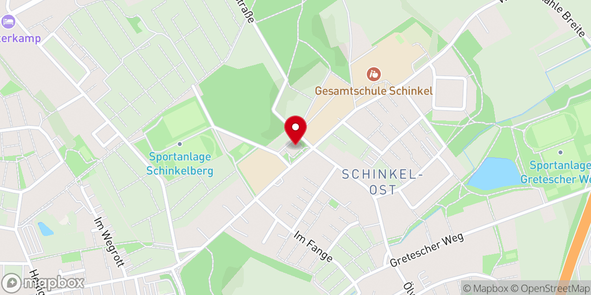 Map showing location of Rosenkranzkirche