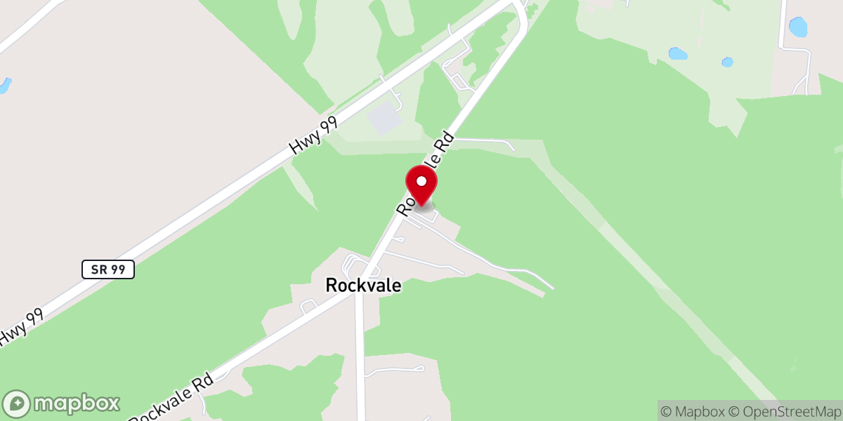 Map showing location of Rockvale Cumberland Presbyterian