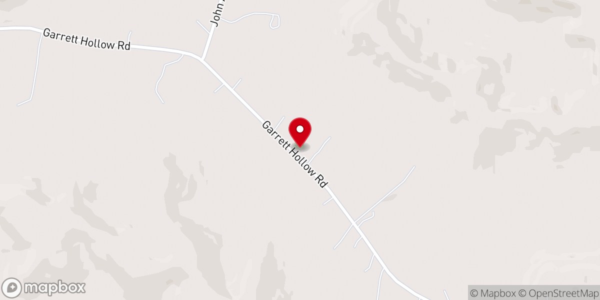 Map showing location of Valley View Church