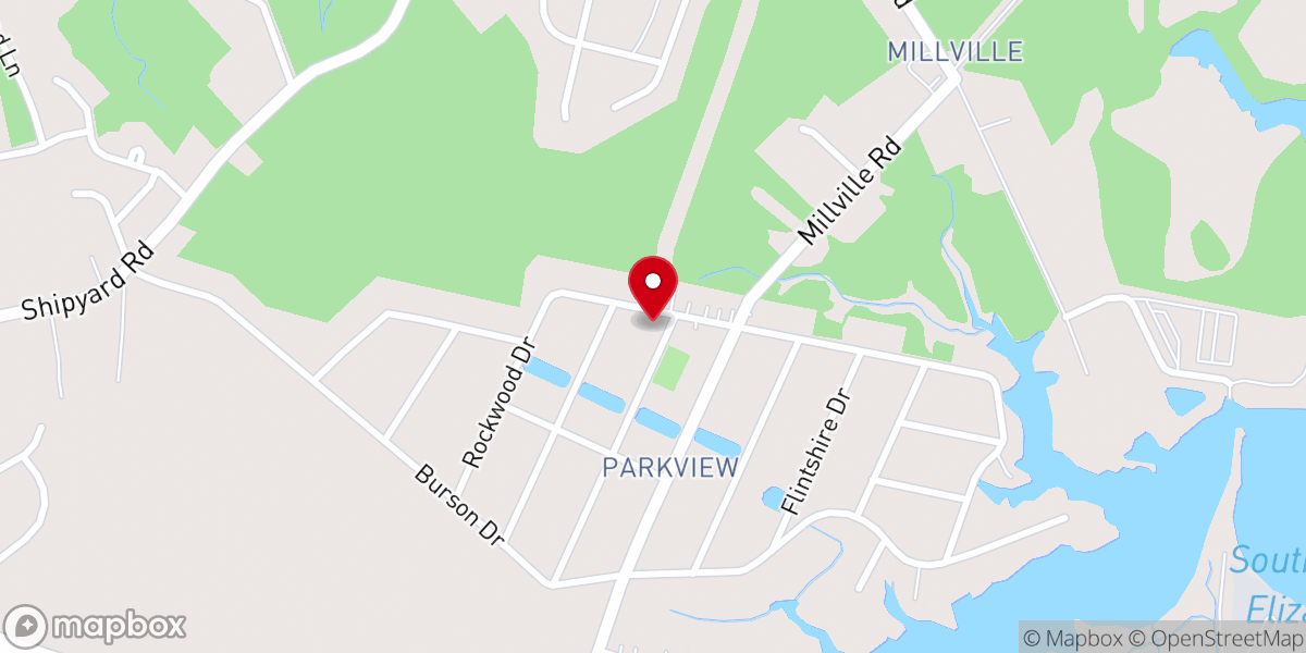 Map showing location of Saint Mary Holiness Church of God