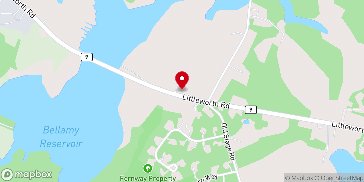 Map showing location of Full Gospel Church