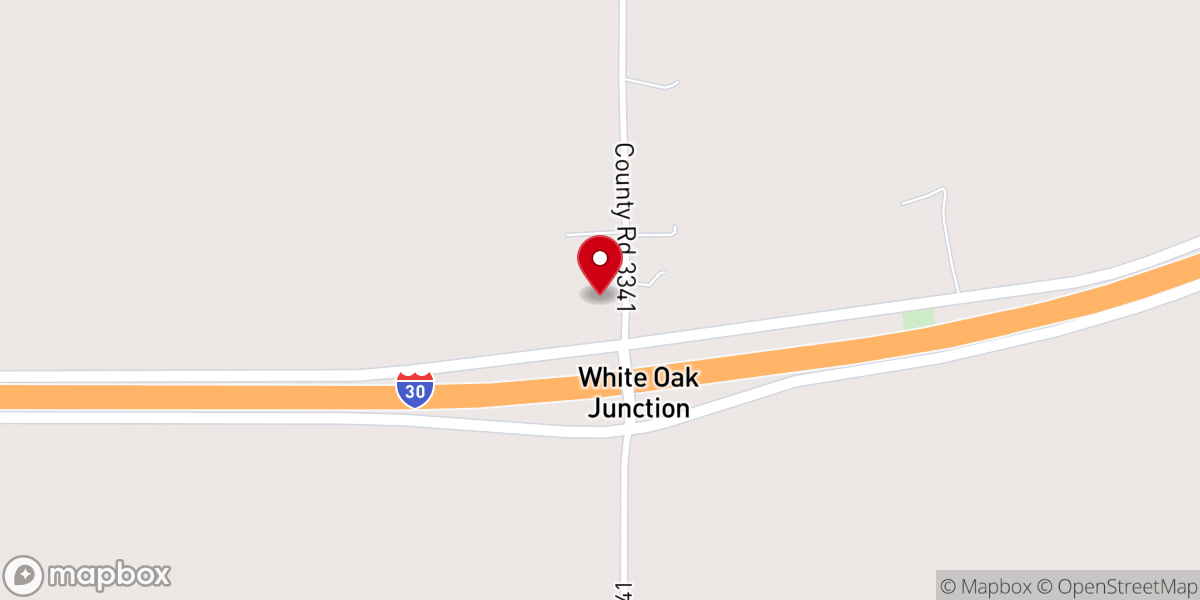 Map showing location of Center Point Church