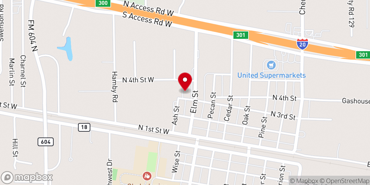 Map showing location of Cowboy Up With God’s Word