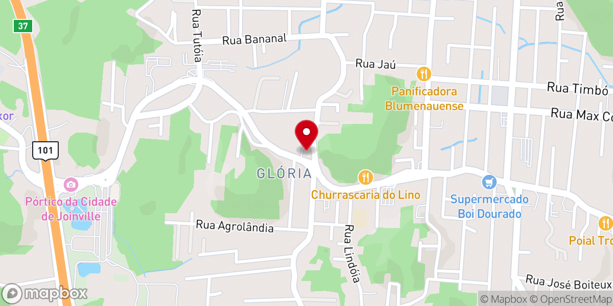 Map showing location of Paróquia Nossa Senhora de Fátima
