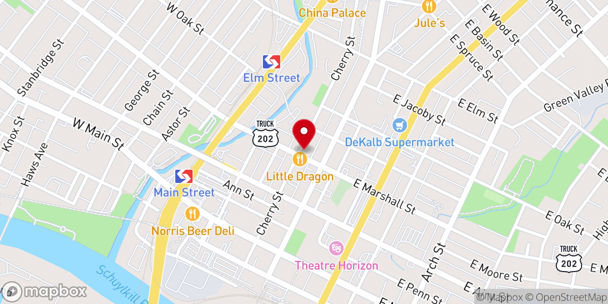 Map showing location of West End New Testament Church of God