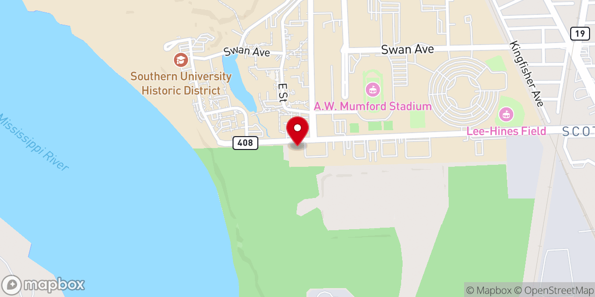 Map showing location of St. Joseph Chapel & Martin Luther King, Jr. Student Center
