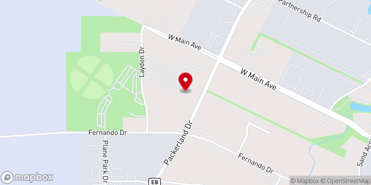 Map showing location of Destiny Church