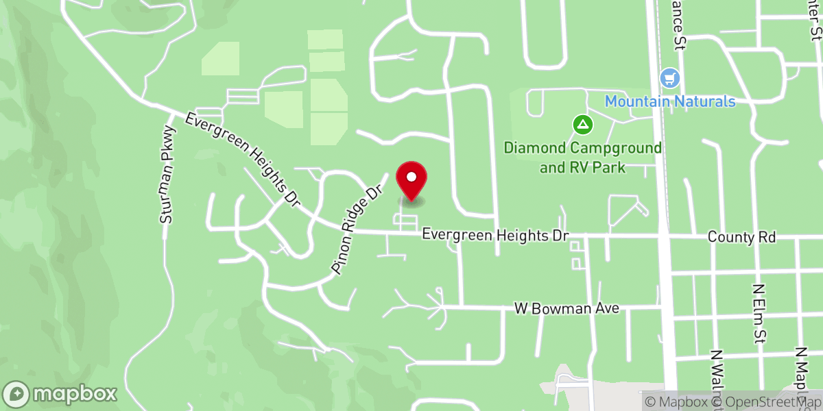 Map showing location of Faith Lutheran Church and Preschool