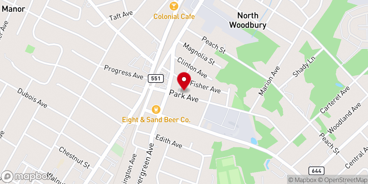 Map showing location of Campbell AME Church