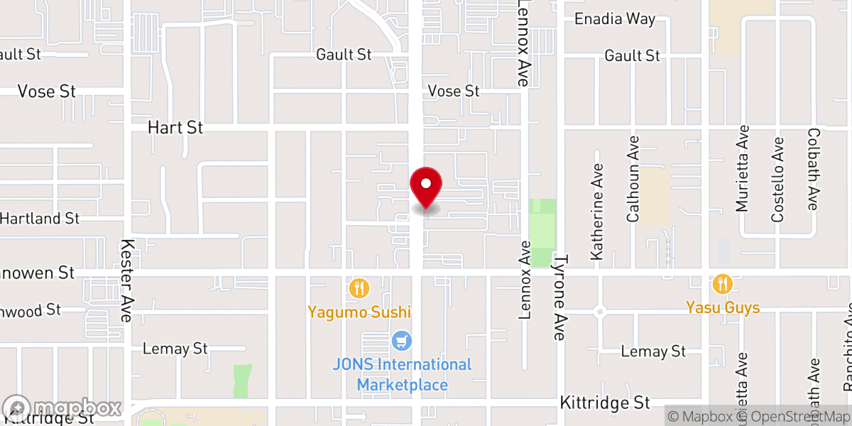 Map showing location of Iglesia Monte Sinai II