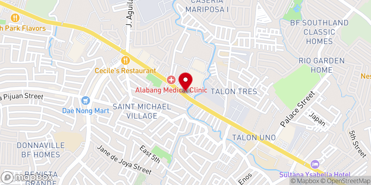 Map showing location of Jesus Faith Christian Fellowship