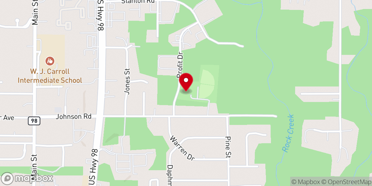 Map showing location of The Yelding Foundation Inc