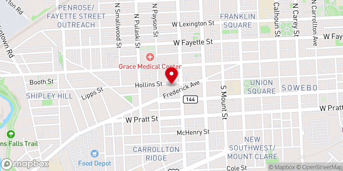 Map showing location of Emmanuel Temple Holiness Church Incorporated