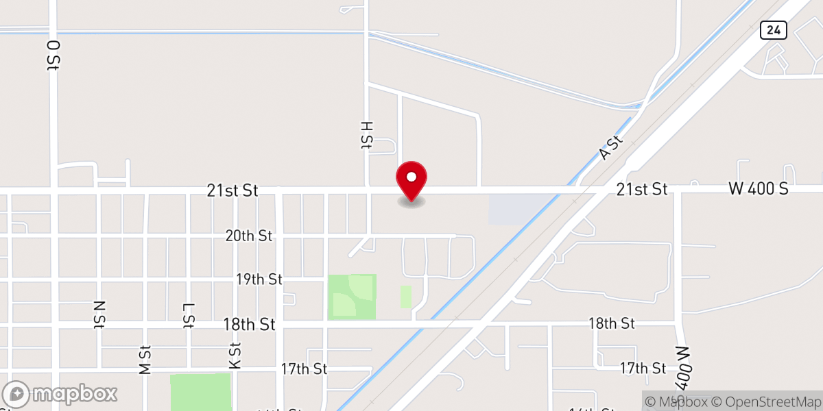 Map showing location of Amazing Grace Fellowship