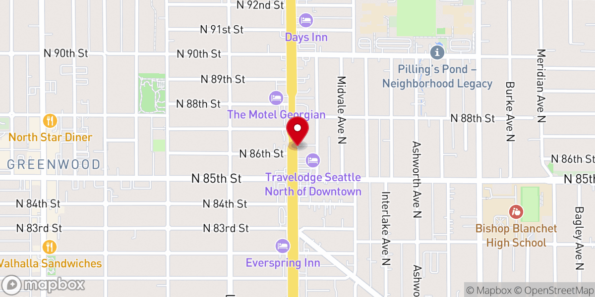Map showing location of Vida Abundante