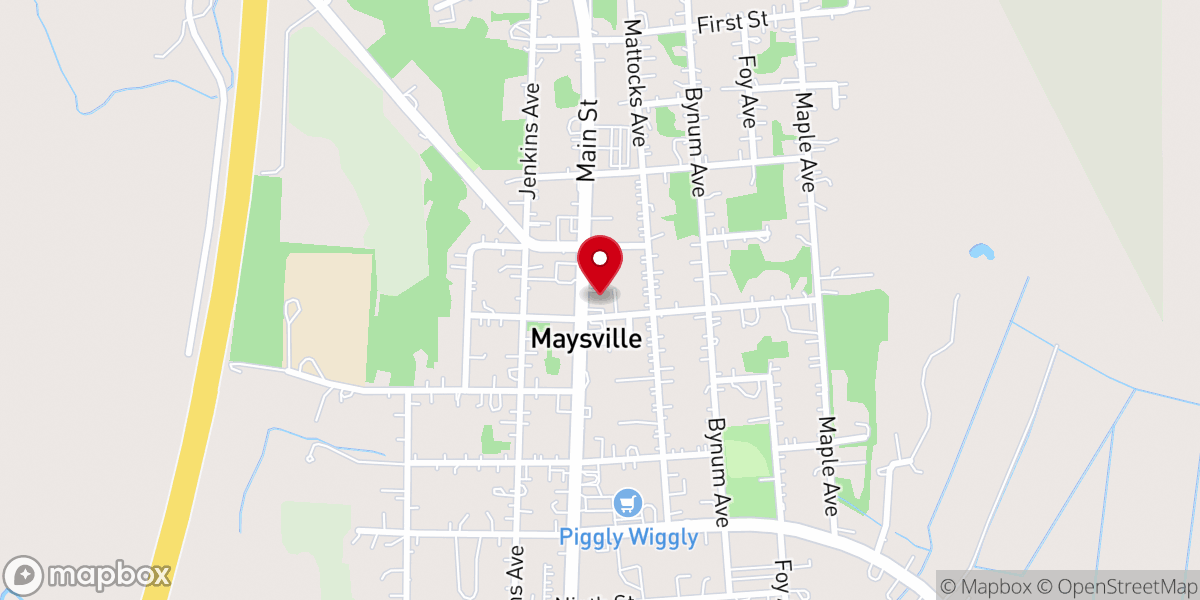 Map showing location of New Hope Church of God In Christ
