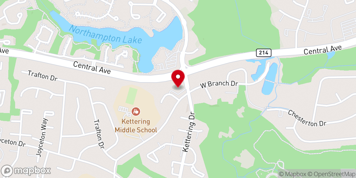 Map showing location of First Bethel Baptist Church