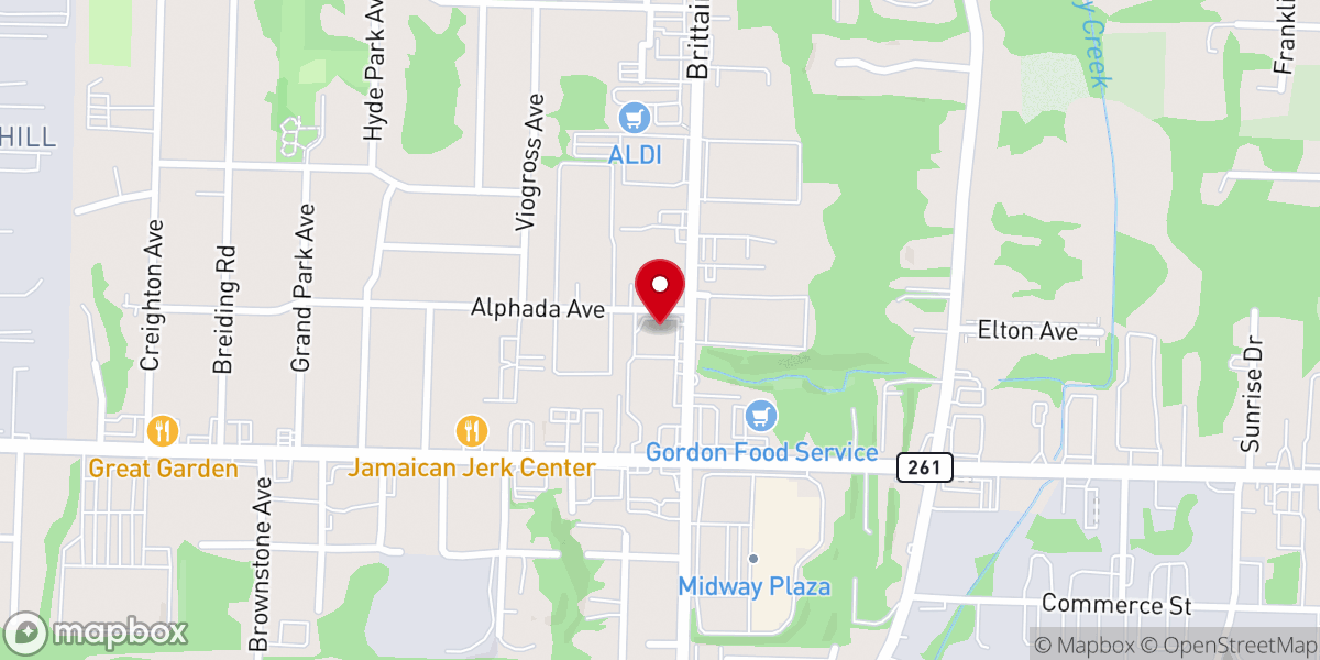 Map showing location of Greaterworks Church of Jesus Christ
