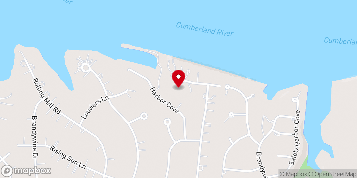 Map showing location of Second Missionary Baptist Cooperative Ministries