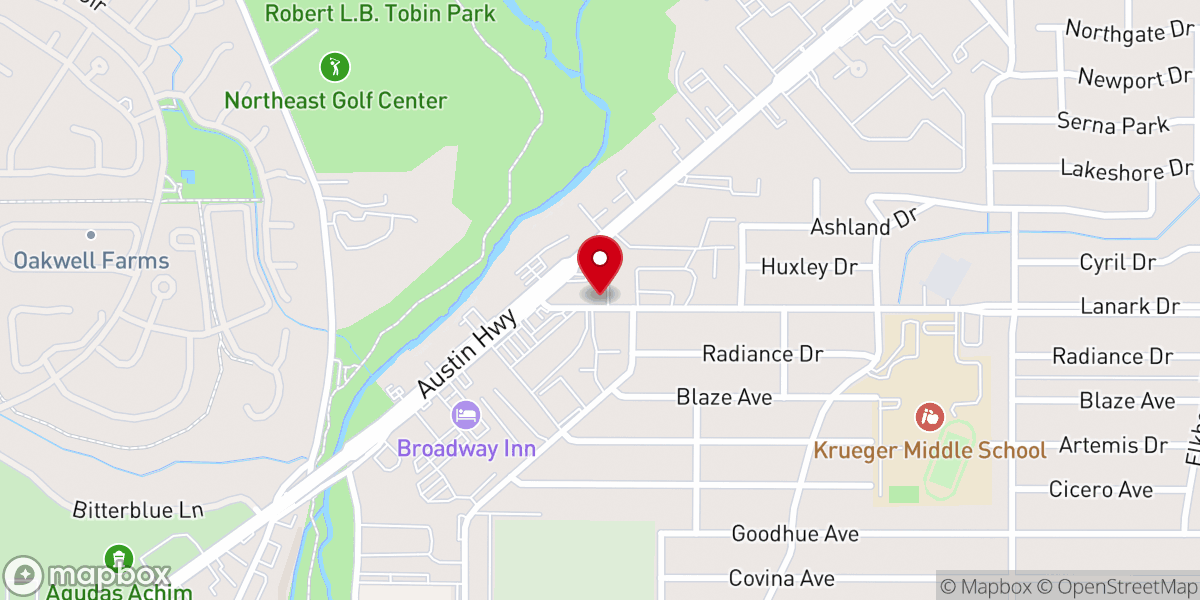 Map showing location of Agape Ministry