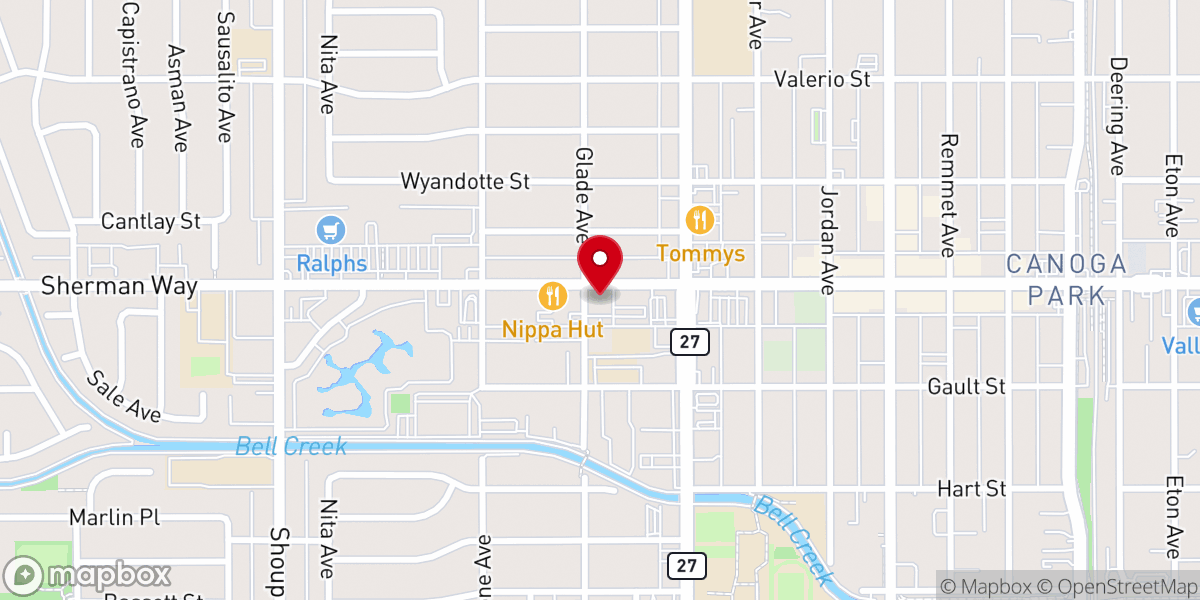 Map showing location of Vanguard Peacemakers