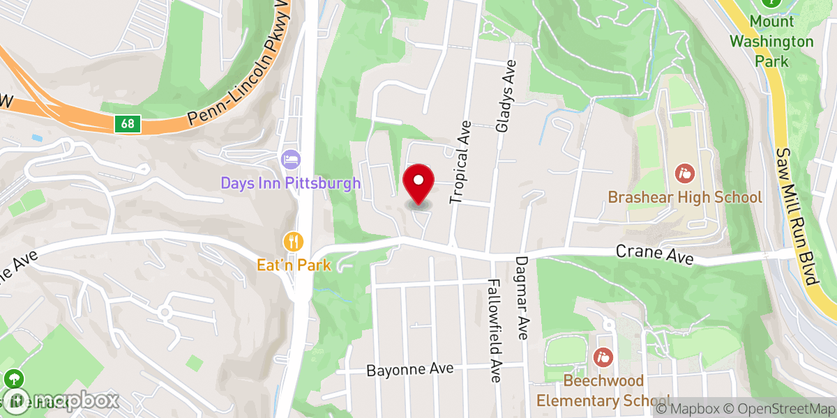 Map showing location of Spiritworks Center for Spiritual Foundation and Leadership Inc