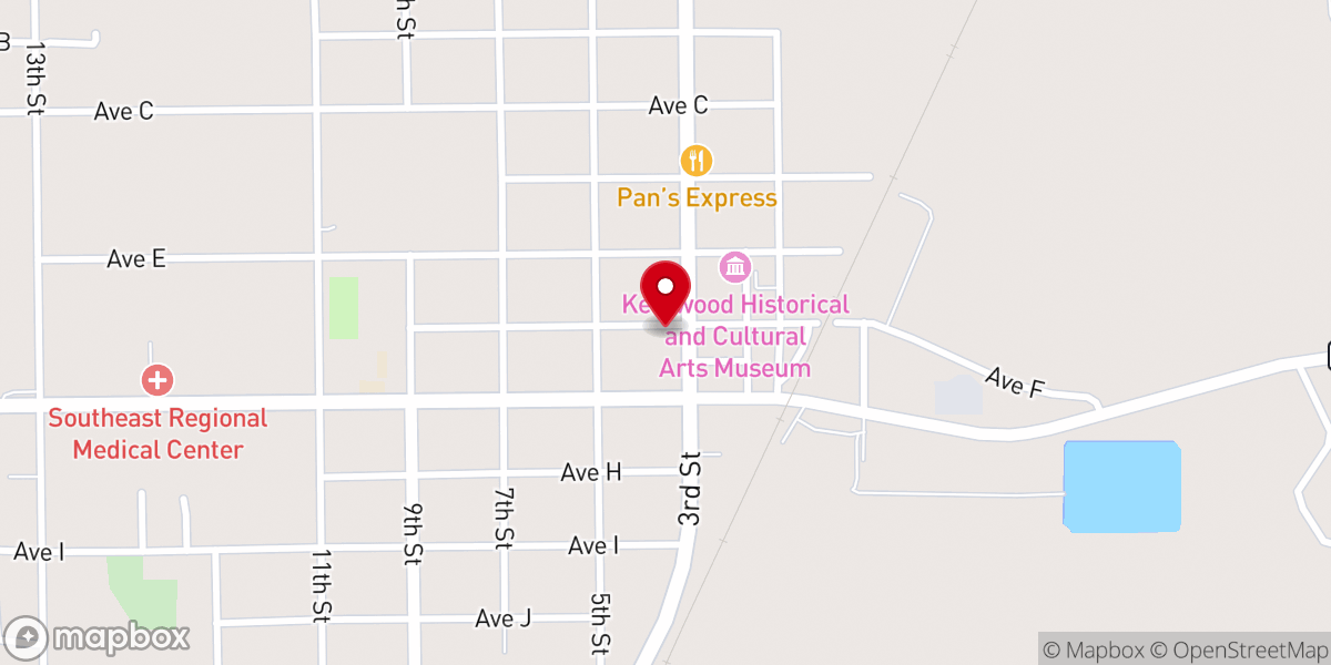 Map showing location of Q Quad Area Community Action