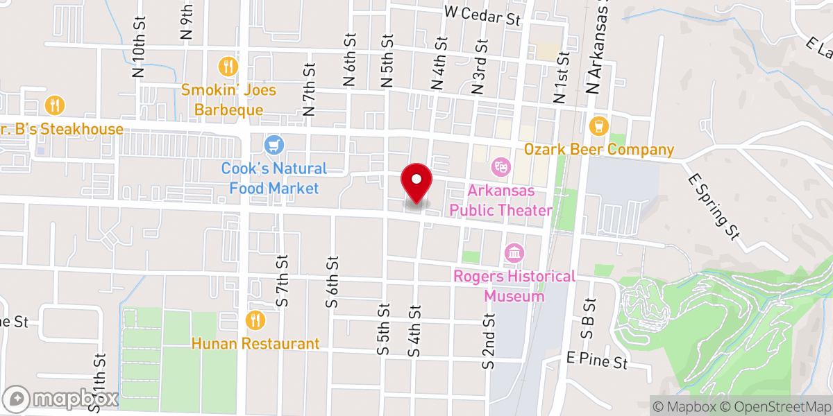 Map showing location of Heritage of Faith Family Church
