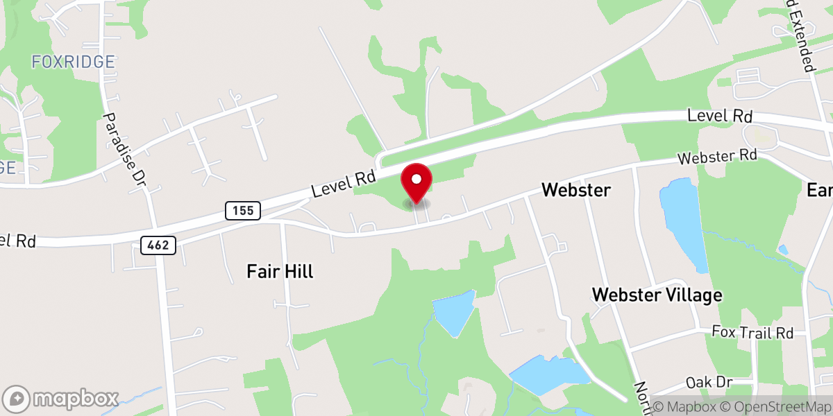 Map showing location of Webster Congregational Christian