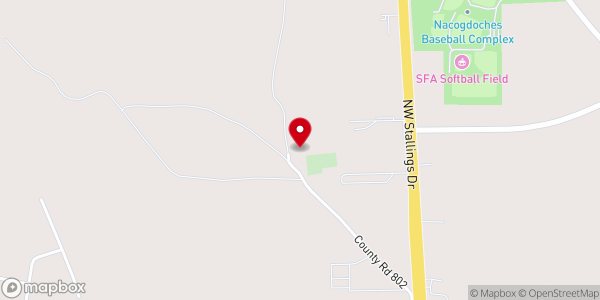 Map showing location of Sandy Ridge Church