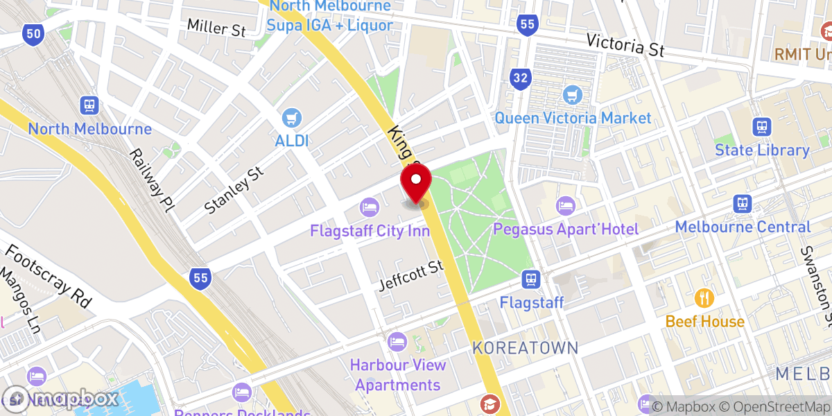Map showing location of St James’ Old Cathedral