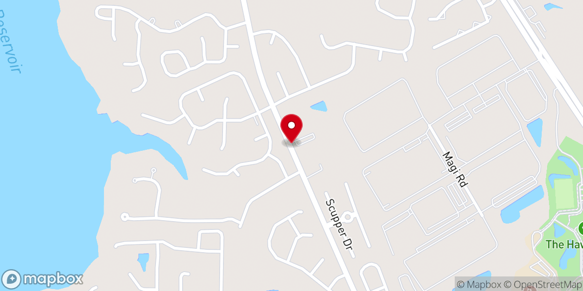Map showing location of Foster Creek Baptist Church