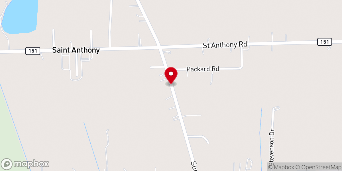 Map showing location of Country Side Wesleyan Church