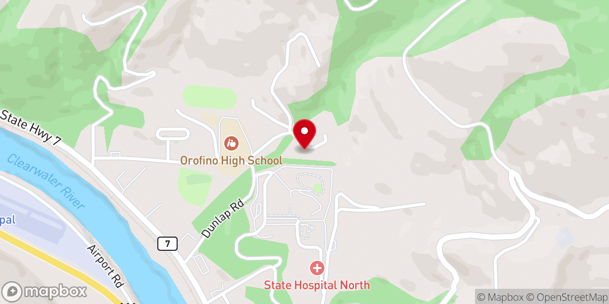 Map showing location of Church On The Hill