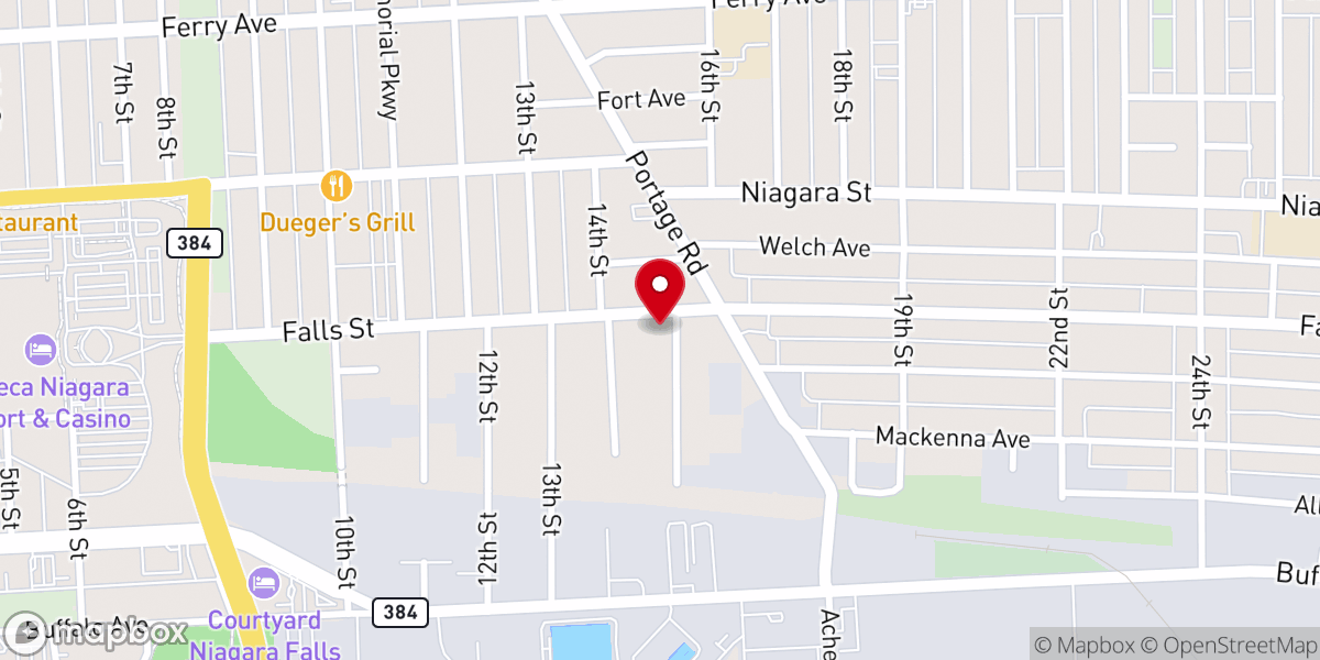Map showing location of The Church of the Holy Trinity