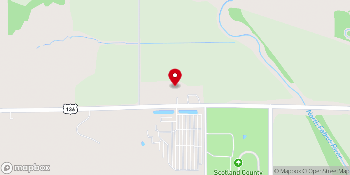 Map showing location of Lighthouse of Faith Church