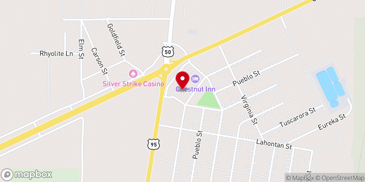 Map showing location of United States Postal Service