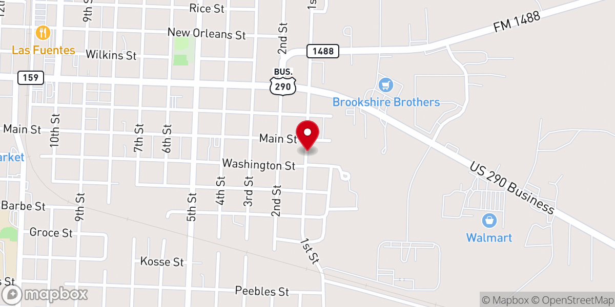 Map showing location of Rock Island Missionary Baptist