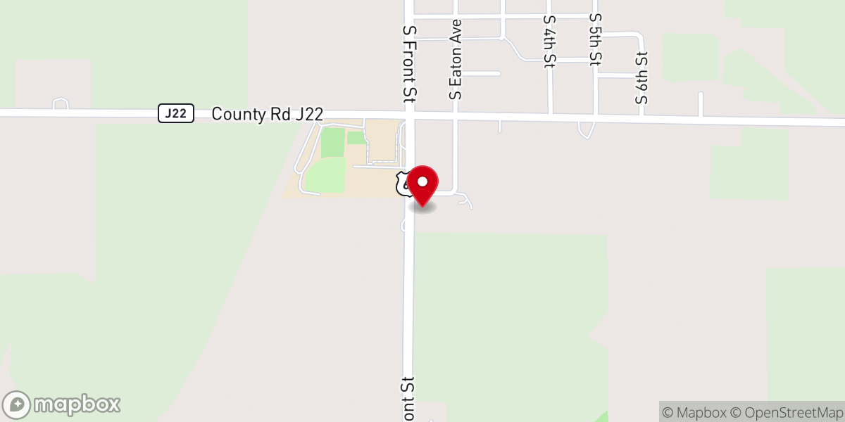 Map showing location of Christian United Methodist Church
