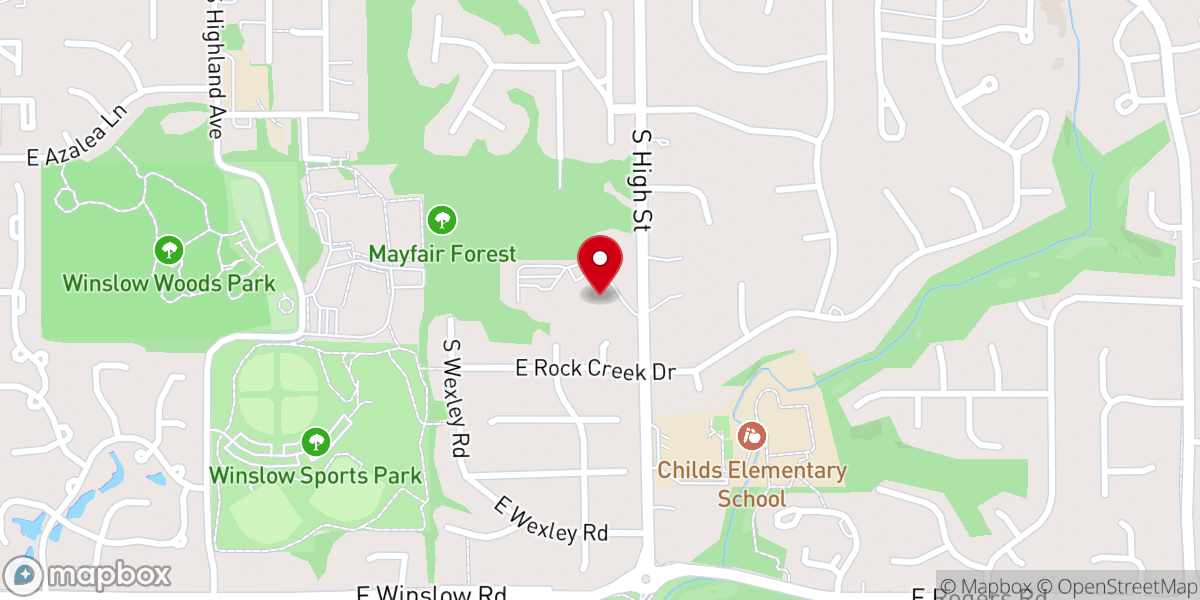 Map showing location of Faith Lutheran Church | Bloomington