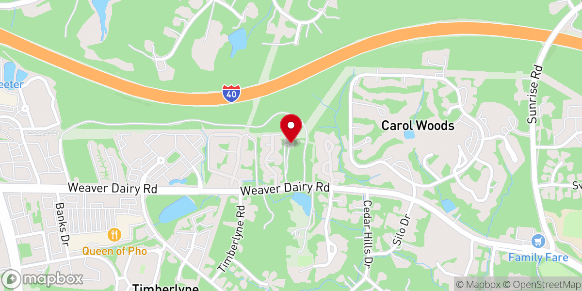 Map showing location of St Benedict's Anglican Church