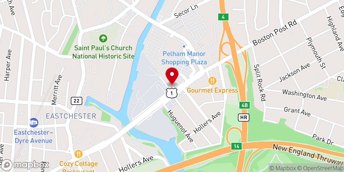 Map showing location of Smashburger