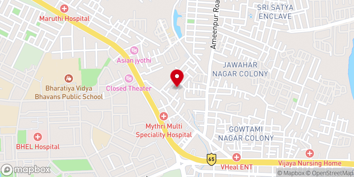 Map showing location of IPC - The India Pentecostal Church of God - Chanda Nagar
