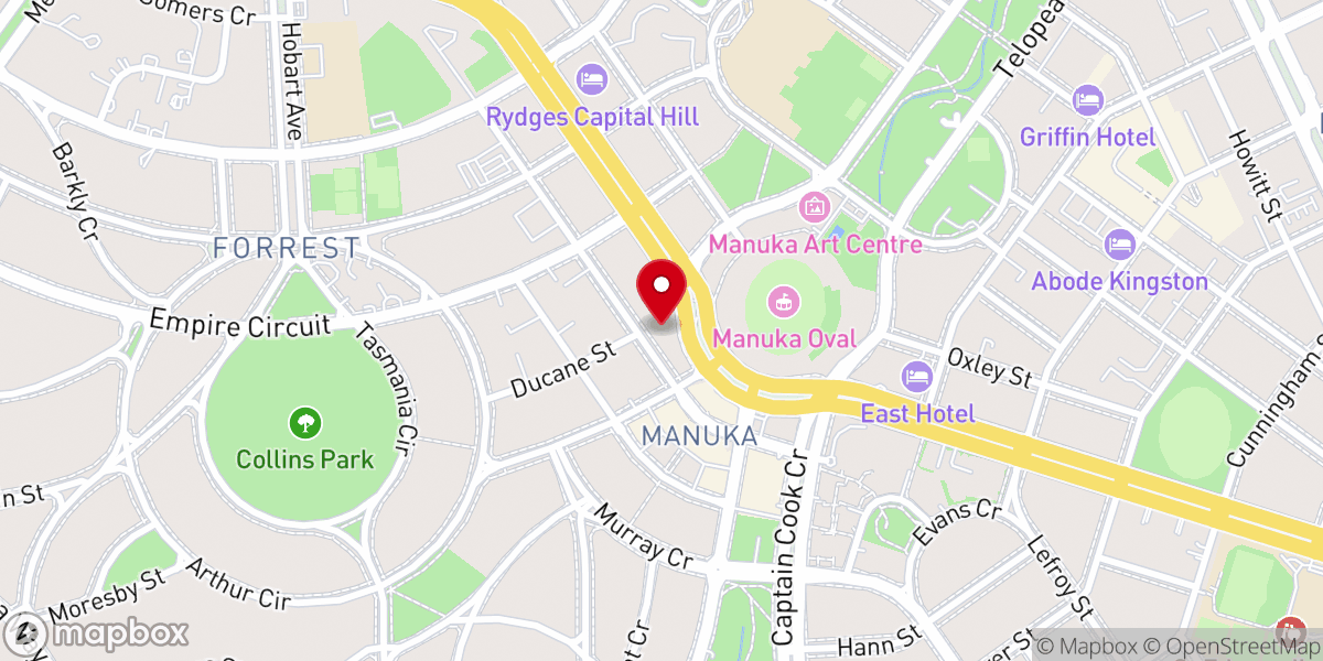 Map showing location of St Christopher's Pastoral Centre