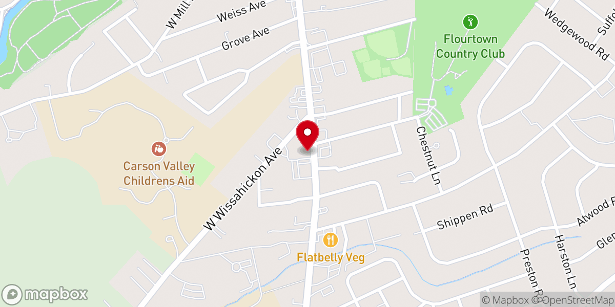 Map showing location of Saint Genevieve Parish