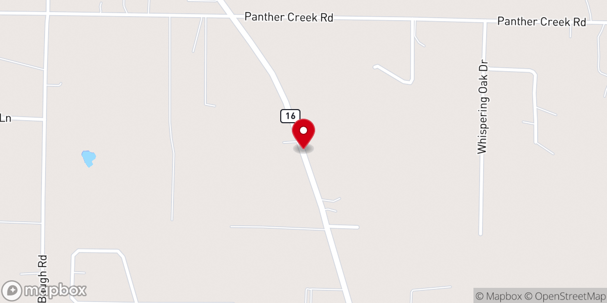 Map showing location of Four Mile Hill Church of Christ