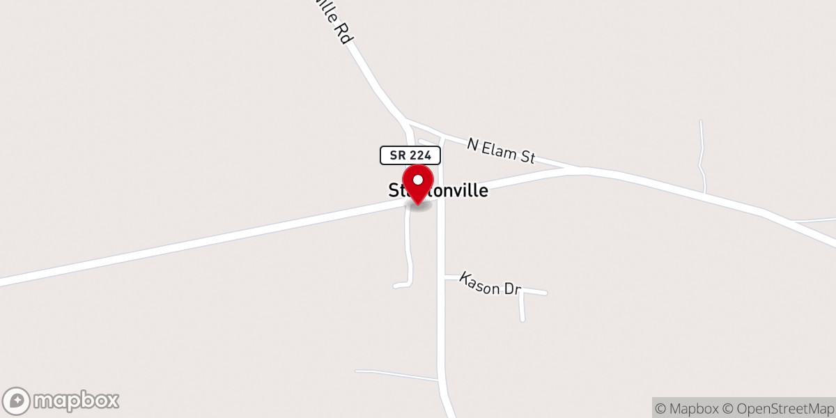 Map showing location of Stantonville UMC