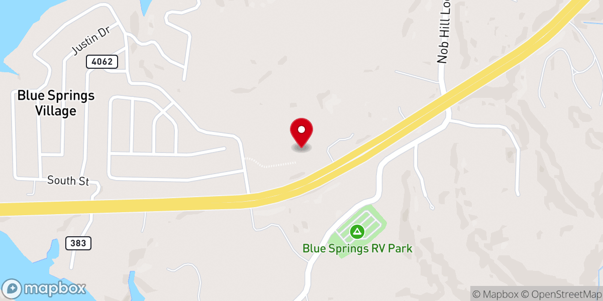 Map showing location of Heritage Fellowship Church