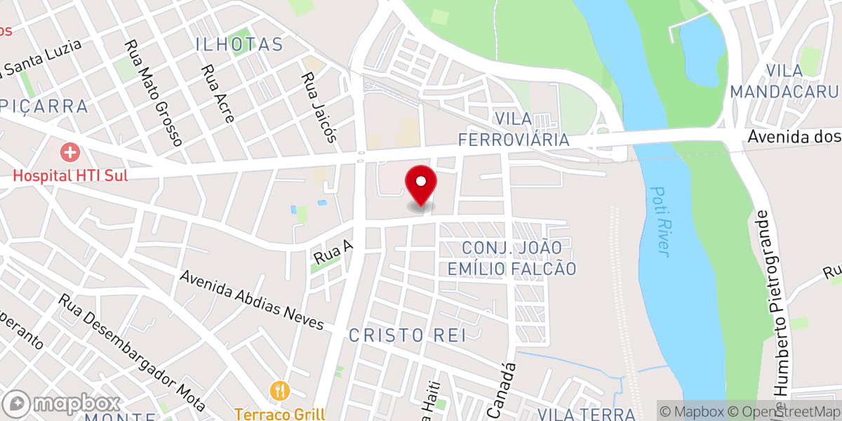 Map showing location of Igreja de São Sebastião