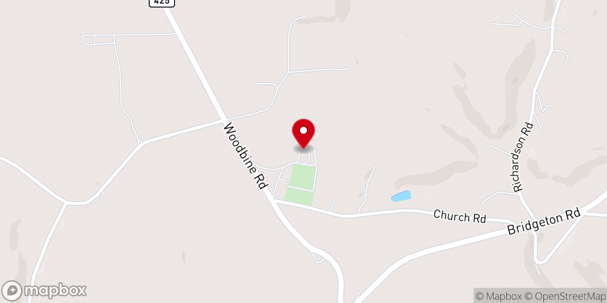 Map showing location of Chanceford Presbyterian Church